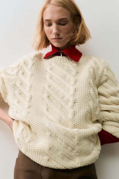 H&M سترة من مزيج الصوف