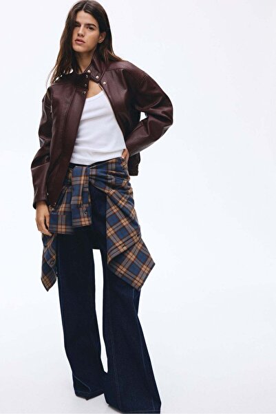 H&M Oversized coated jacket