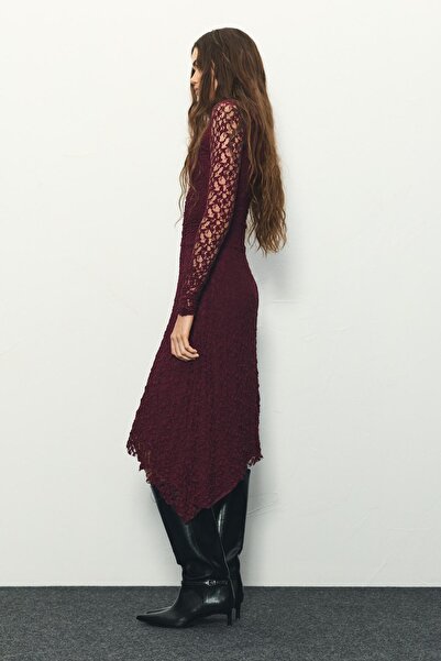 Pull & Bear Lace midi dress