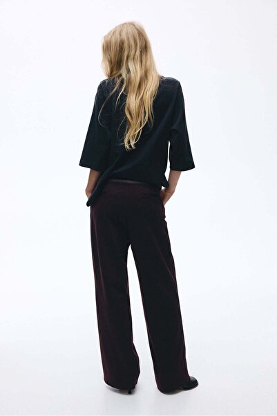H&M Belted twill trousers