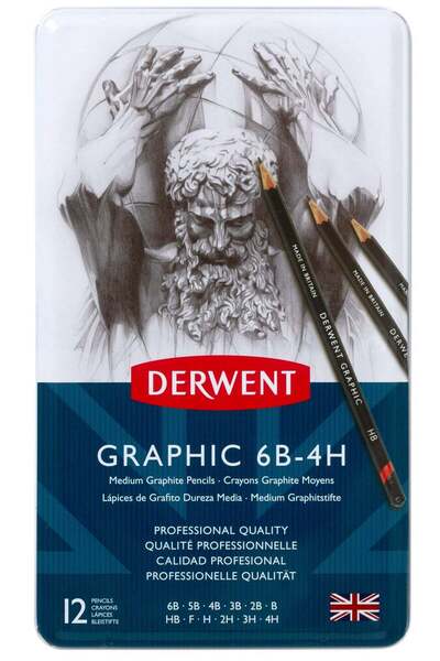 Derwent Graphic Design Pencil Set – 12 Pencils