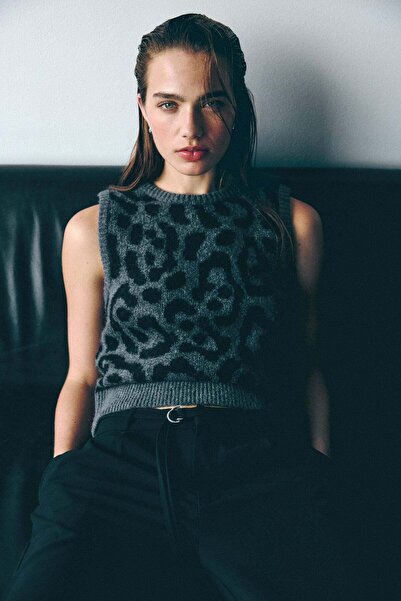 H&M Jacquard-knit sweater vest