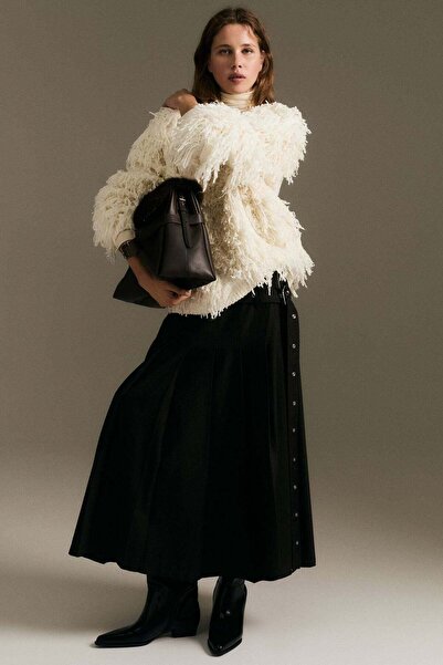 H&M سترة ذات شراشيب