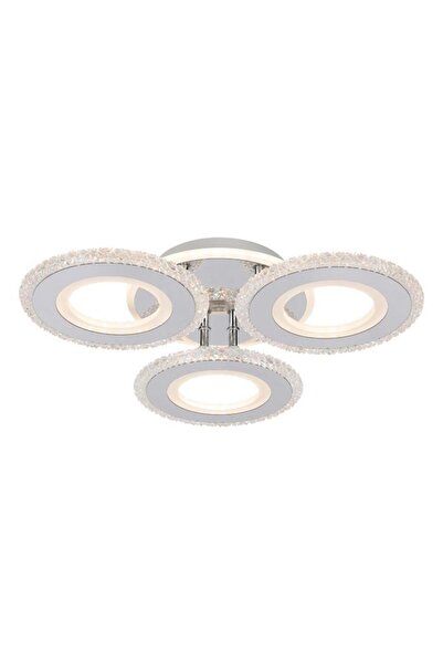 Eray Aydınlatma T001-3 Krom Kumandalı Led Avize