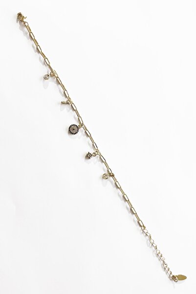 New Obsessions Luck Charms Dangle Gold Bracelet