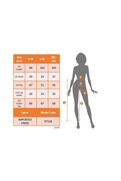 buğrahayalin Women's High Waist Cross Striped Detail Imported Crepe Trousers