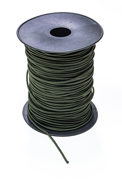 Dokumarkt 2 mm Round Rubber Cord - Smart Lacing Rubber - Accessory Rubber - 100 Meters