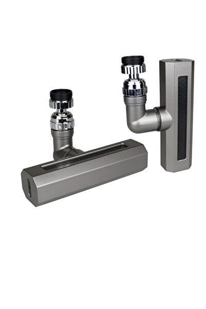 shopwave SİYAH GENİŞ 360 DERECE DÖNEBİLENOYNAR BAŞLIK - 4 MOD PERLATÖR ŞELALE...