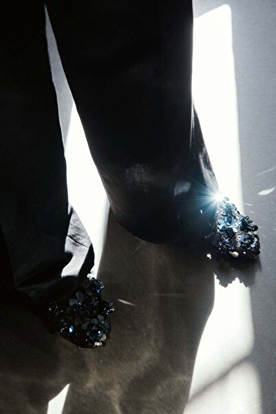 H&M Sequined slippers