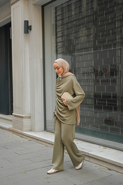 LOCCO Women's Rubber Detail Double Suit Green