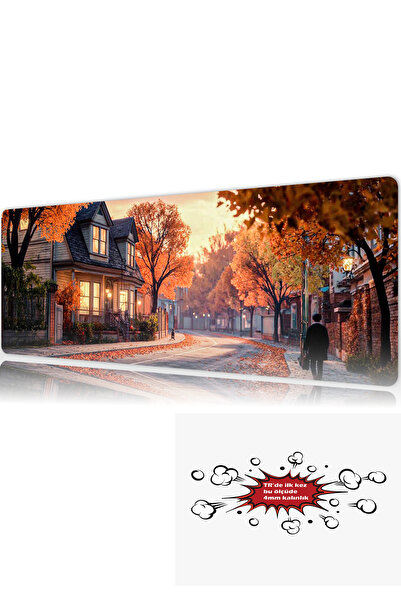urzuva Autumn Whispers 90x40 4MM Kalınlık Premium Gaming oyuncu mousepad, Ant...
