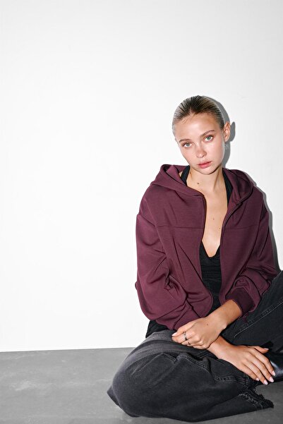 Pull & Bear Balloon fit hoodie