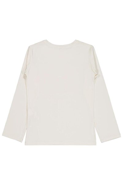 Civil Girls You Beautiful Printed 10-13 Years Old Sweatshirt - Ecru10-11 Years Old