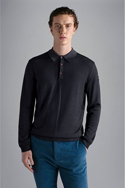 PAUL&SHARK MEN'S WOOLLEN POLO SHIRT