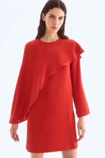 H&M Cape-detail dress