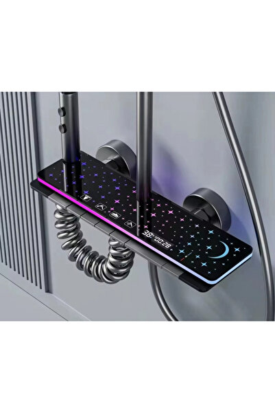 Sanlux Set de duș Galaxy – cu efect LED, Display si 4 functii de spalare, MTZ4