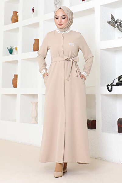 Modamihram Фераце з прихованими ґудзиками та ремінцями, бежевий MSW19214-3