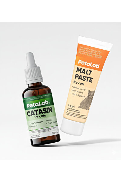 Petalab KEDİ BAKIM SETİ (CATASİN DAMLA & MALT MACUN)