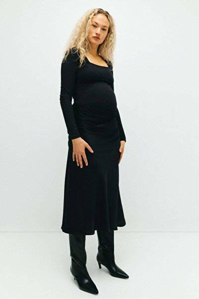 H&M MAMA Square-neck top