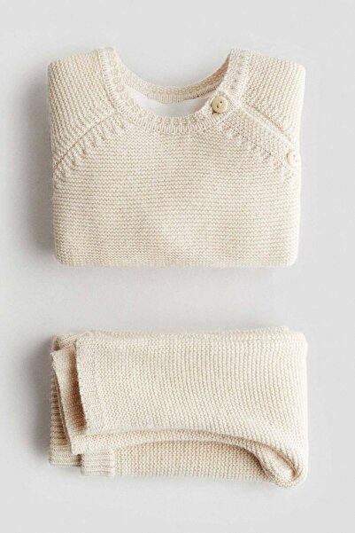 H&M 2-piece merino wool-blend set