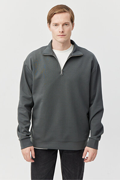 PAULMARK Ανδρικό μπλουζάκι με φερμουάρ