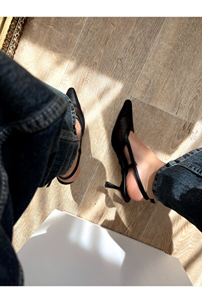 labor Selection File Detail Pointed Toe Heeled Shoes Heel 7 cm