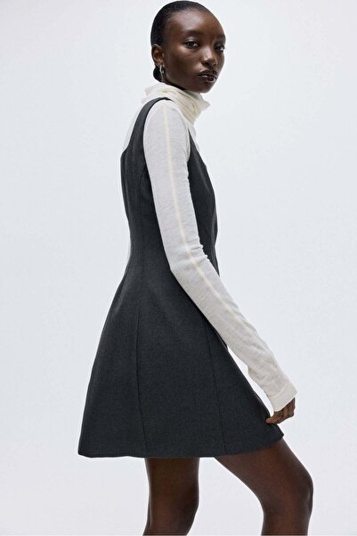 H&M Bow-detail twill dress