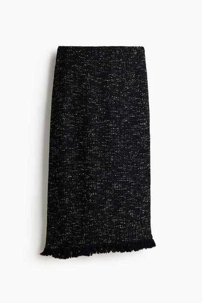 H&M Bouclé pencil skirt