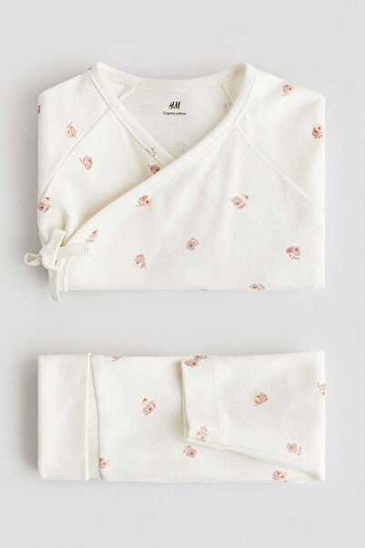 H&M 2-piece wrapover top and leggings set