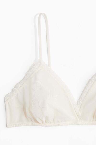 H&M Embroidered soft bra