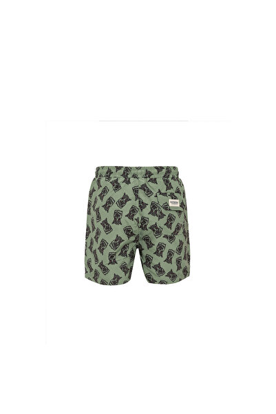 ROUTEFIELD Valesca Men's Green Volleyball Shorts Men's Shorts Rfvalesca25