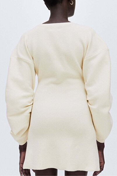 H&M Viscose-blend rib-knit dress