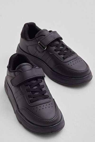 Tonny Black Pantofi sport casual cu șireturi, unisex, negru, Faylon, cu talpă...