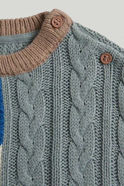 MOTHERCARE Mixed Knit Jumper