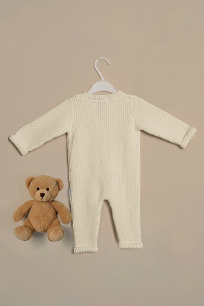 Montisu Knitwear Long Sleeve Jumpsuit 100% Cotton