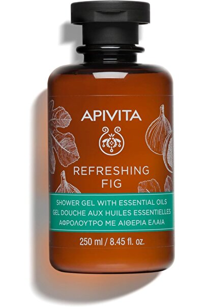 Apivita جل الاستحمام المنعش برائحة التين، 250 مل