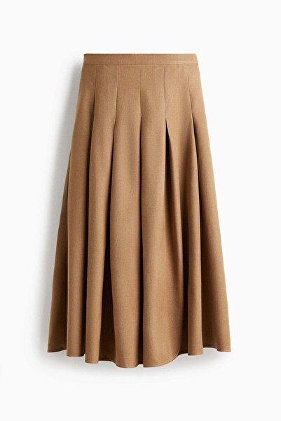 H&M Pleated midi skirt