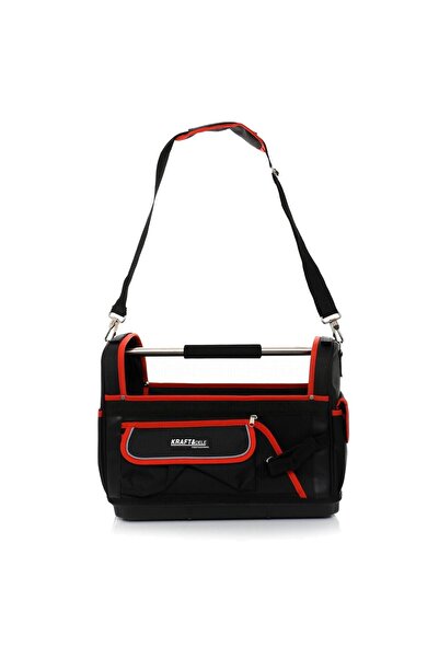 Kraft Tool bag 9 pockets, 3 inside, 6 outside,