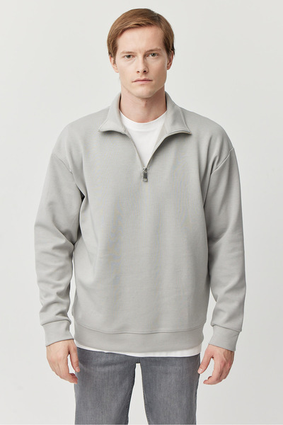 PAULMARK Ανδρικό μπλουζάκι με φερμουάρ