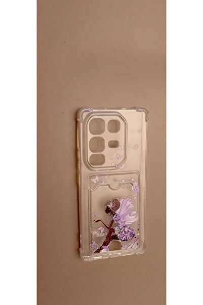 Newon Infinix Note 50 Pro Fairy Girl Printed Silicone Phone Case with Card Holder