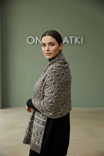 Onur Etol - New Collection Wide Shoulder Neckerchief Winter Thick Product Double-Sided Woven Fabric Legend Store