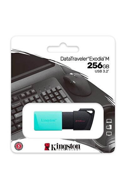 Kingston Flash Drive 256GB USB 3.2 DataTravelerExodia