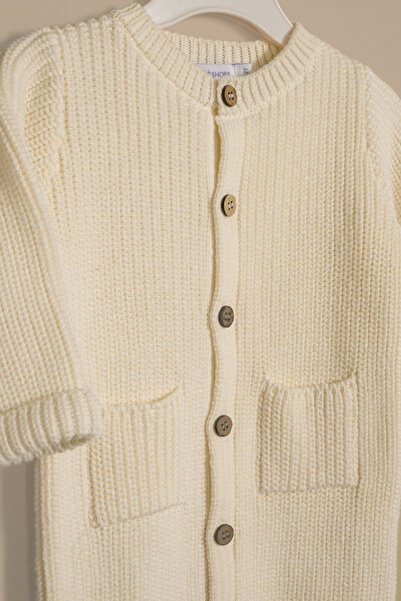 Montisu Knitwear Long Sleeve Jumpsuit 100% Cotton