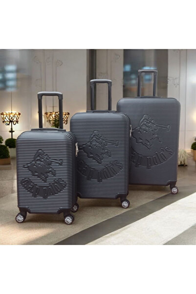 VİVA SHOES CAP POLO'S 3'LÜ SET ABS PLASTİK VALİZ BAVUL