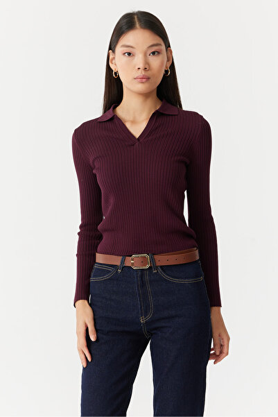 PAULMARK Women's Polo Neck Knitwear Sweater