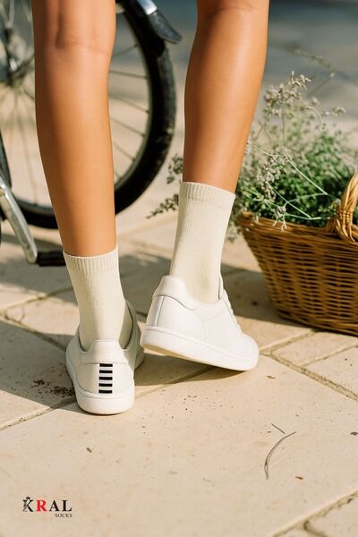 Miss Lana Women's (8 Pairs) L Stretch Fabric Cotton Soft Combed Long Socks