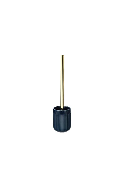 SEPIO Toilet brush with ceramic holder, navy blue,