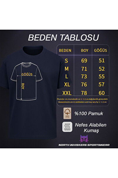 North Whiskers Black Mamba T-Shirt Navy Blue