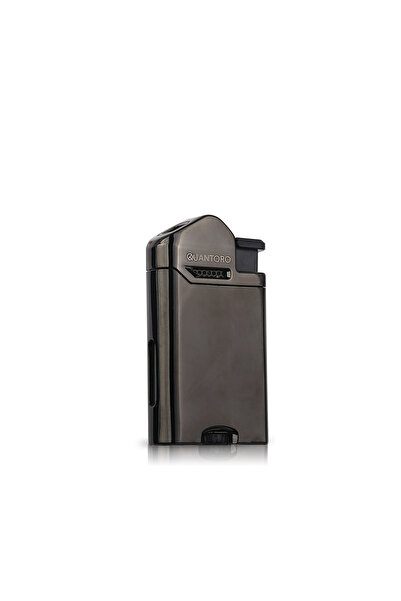 Quantoro Metal Jet Çakmak Ice Black