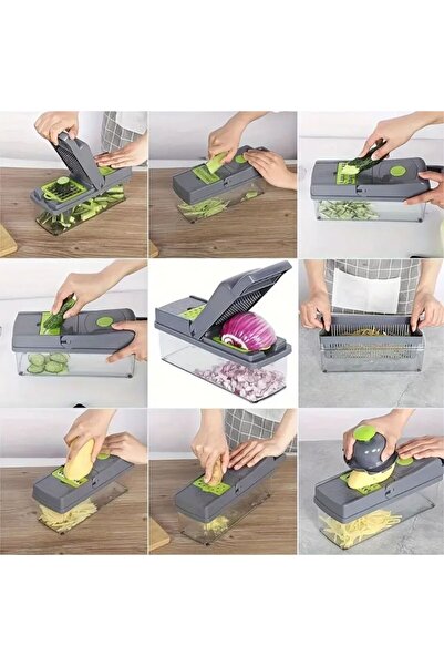 Super MULTIFUNCTIONAL GRATOR WITH 15 ACCESSORIES CUT, SLICE, CHOPPED AND GRATED IN SECONDS